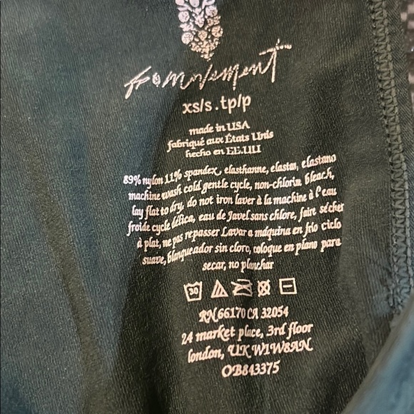 Free People Movement Good Karma Onesie in Shark green M/L - Picture 5 of 10